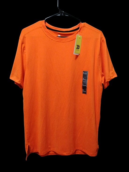 all in motion Other - all in motion Men's Orange Crew Neck Short Sleeve Tee